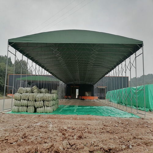 沐春风钢构活动雨篷与酉阳防火仓储收缩遮雨篷颜色选择及纺织品遮篷特点